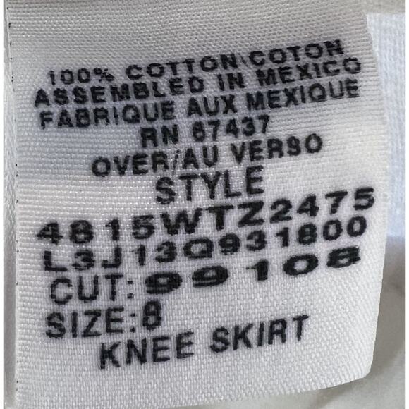 Ralph Lauren Light Wash Denim “Knee Skirt” Sz 8 - Picture 5 of 6